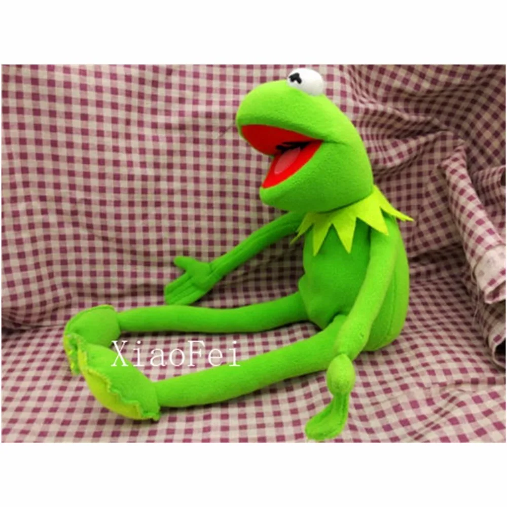 Горячая Kermit Улица Сезам Muppets лягушка игрушка плюшевая 18&quot|toy plush|muppets kermitsesame street |
