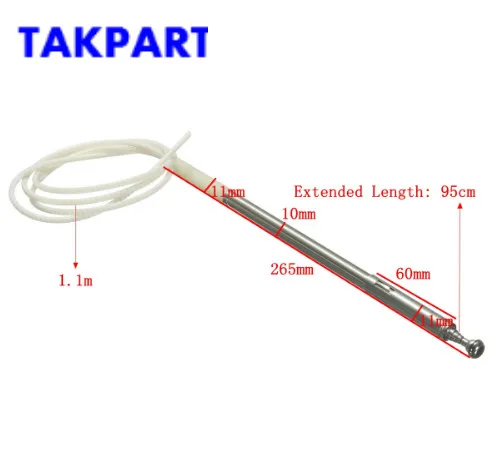 TAKPART автомобильная антенна мачтовая для Mitsubishi /Pajero 2000 2001 2002 2003 2004 2005 2006|Антенны| |