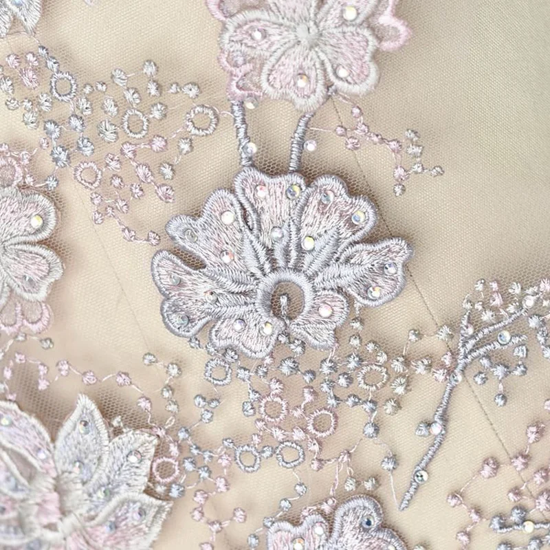 Бусины ручной работы 3D аппликация свадебного платья Стразы Сделай Сам свадебный