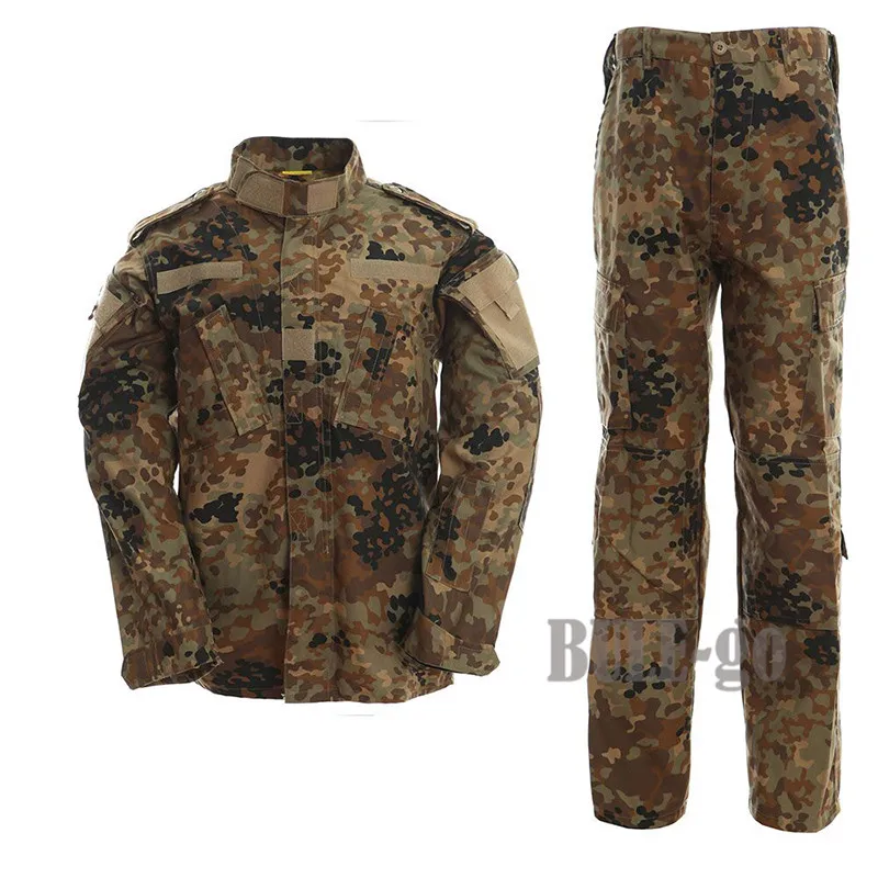 Мужская камуфляжная армейская боевая униформа ACU Multicam камуфляжный комплект