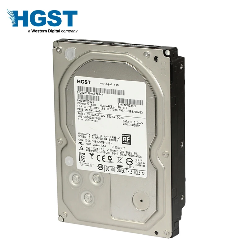HGST Настольный ПК 4 ТБ 3 5 &quotВнутренний механический жесткий диск SATA3 6 HDD 4T 7200 об/мин