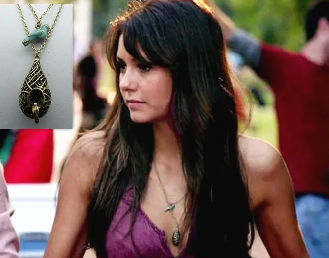 Ожерелье в виде птичьего гнезда с дневниками вампира Елена 20 шт.|little necklace|necklace