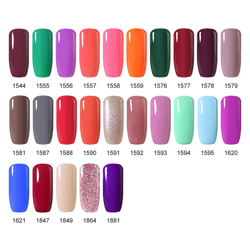 Arte Clavo 8ML Gel Nail Polish Soak Off Art Led Varnish Semi Permanent UV Lacquer 85 Colors Choose | Красота и здоровье