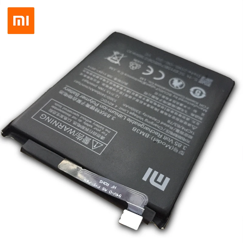 XiaoMi оригинальный аккумулятор BM3B для Mi Mix 2 Замена батареи 3300/3400mAh Высокая емкость