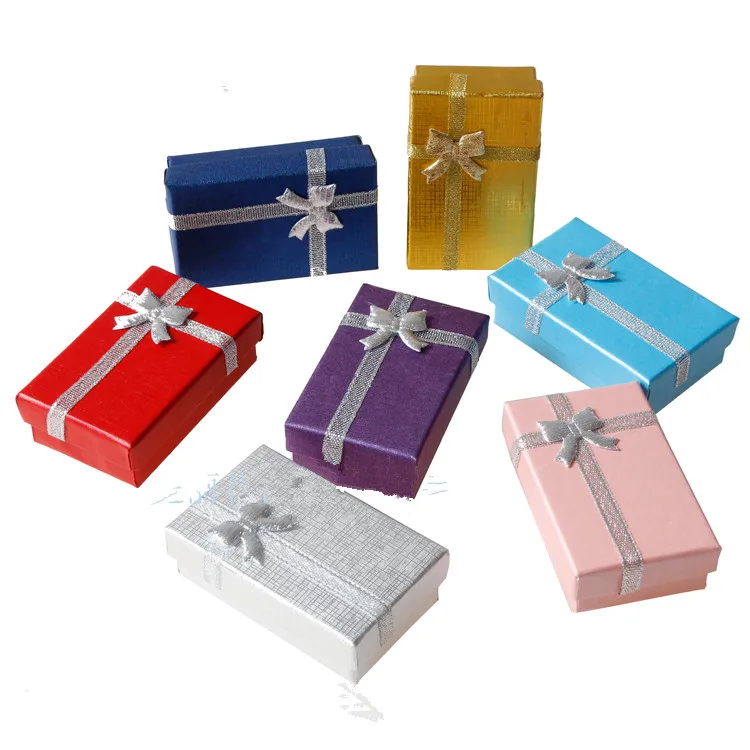 Лидер продаж 16 шт. коробка для ювелирных изделий ожерелье серьги кольцо 8*5*2 5