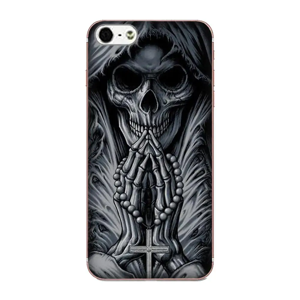 Grim Reaper Череп Скелет для Huawei Honor Mate 7 7A 8 9 10 20 V8 V9 V10 G Lite Play Mini Pro P Смарт мягкие чехлы