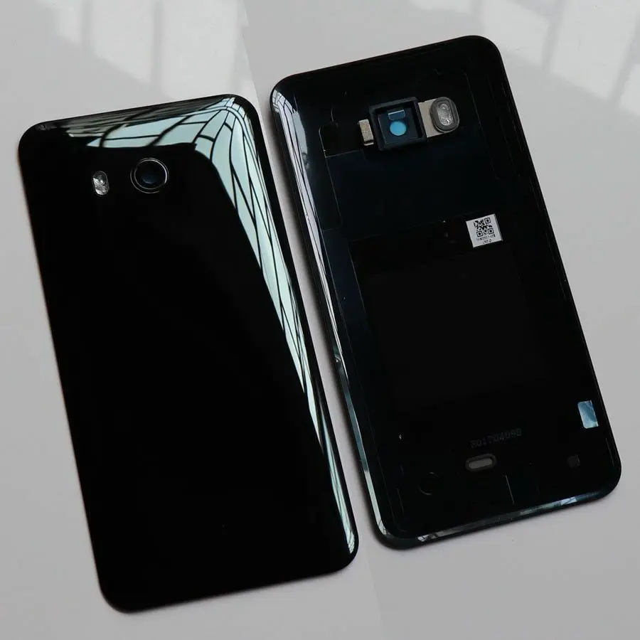 5 дюймов Стекло сзади Корпус дверные замки для HTC U11 задняя Батарея крышка чехол с