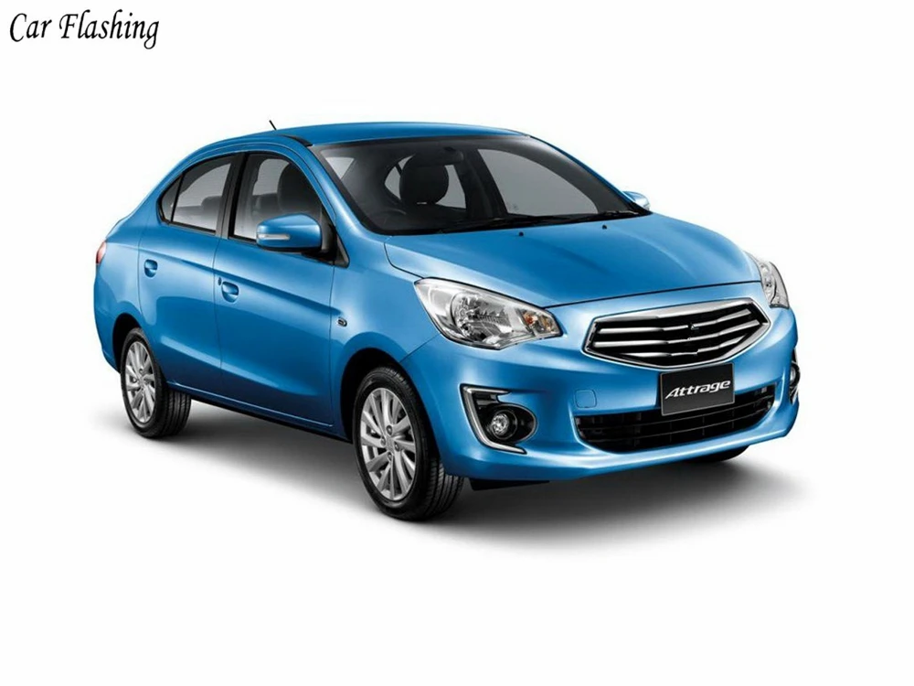Автомобиль мигает 1 компл. светодио дный для Mitsubishi Attrage Mirage G4 2012 2013 DRL дневные ходовые огни с поворотов