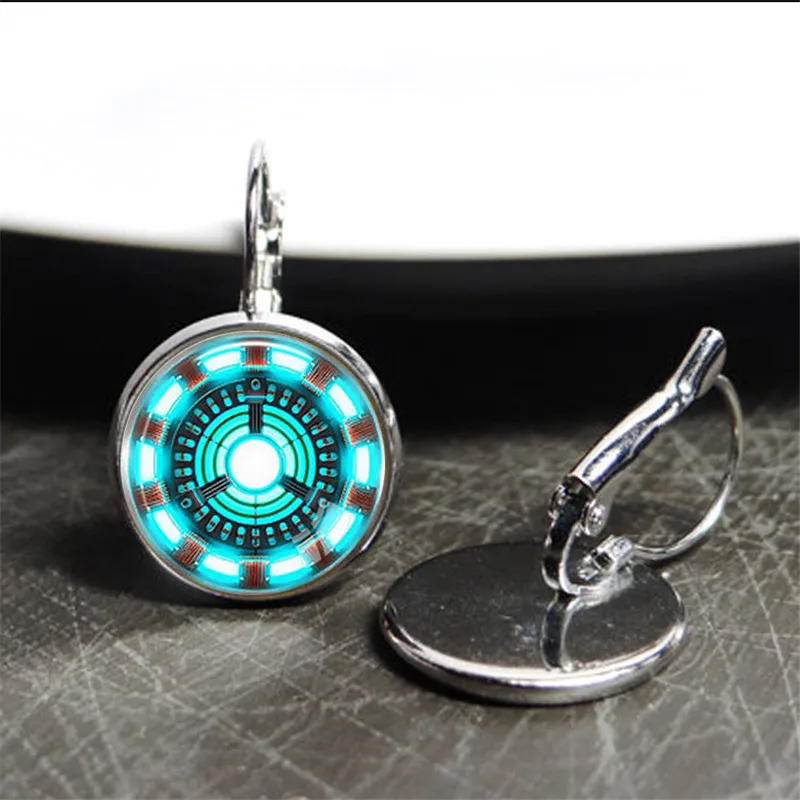 Серьги с Железным человеком в стиле Arc Reactor серьги Тони Старком ювелирные изделия
