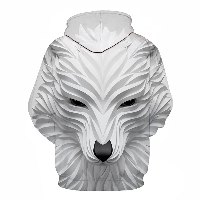 2019 худи с надписью Animal для мужчин 3D принтом головы лисы Толстовка Осенняя Черная