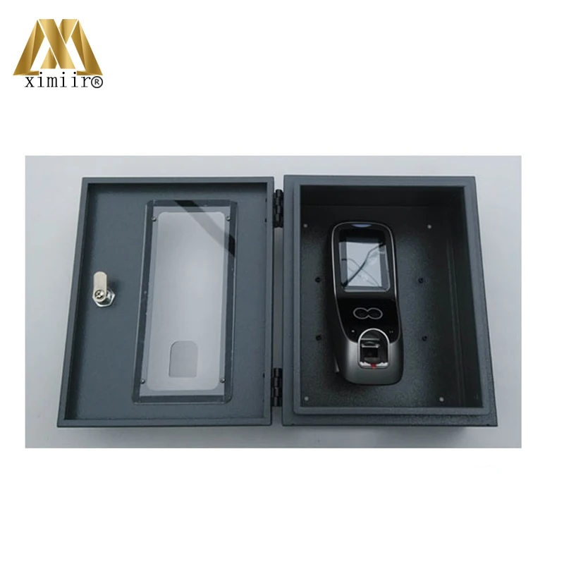 

Biometric Iface7 / multibio700 face access control metal protect box protect cover with key no include device