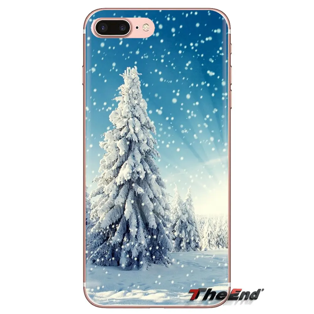 For Huawei Mate Honor 4C 5C 5X 6X 7 7A 7C 8 9 10 8C 8X 20 Lite Pro Winter solstice Yule wallpaper Soft Transparent Shell Covers |