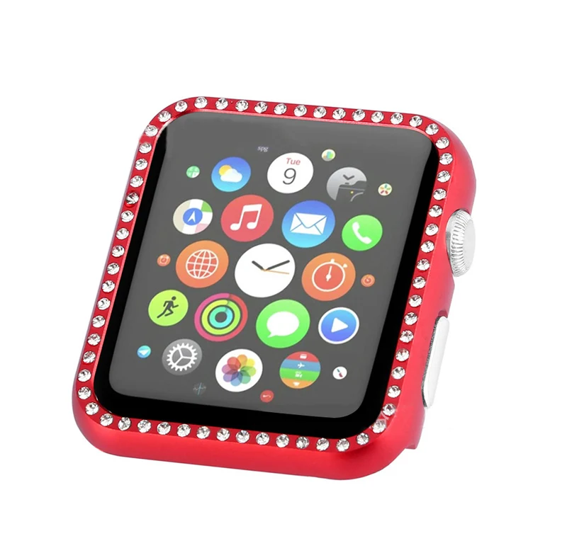 MDNEN крышка для Apple Watch Case Series 1 2 3 4 алюминиевая рамка из металлического сплава протектор для Iwatch42mm 38 мм 40 мм 44 мм