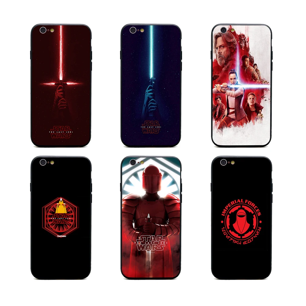 Звездные войны последние джедай Чехлы для телефона из термополиуретана + PC