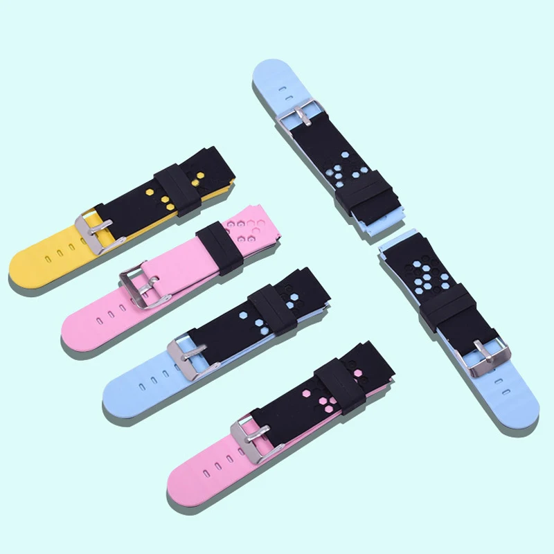 

Replacement Straps for Kids Smart Watch Rubber Straps Replace GPS Smart Watch Straps Q528 Y19 Y21 Y12 T7 Smart Accessories
