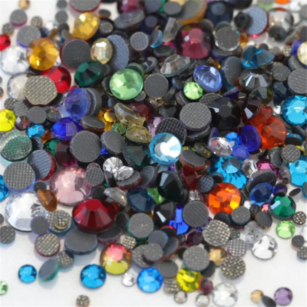SS6 Various Color 1440PCS/Lot DMC Crystal Rhinestones DIY Loose HotFix Rhinestone Iron-on For Garment Decoration | Дом и сад