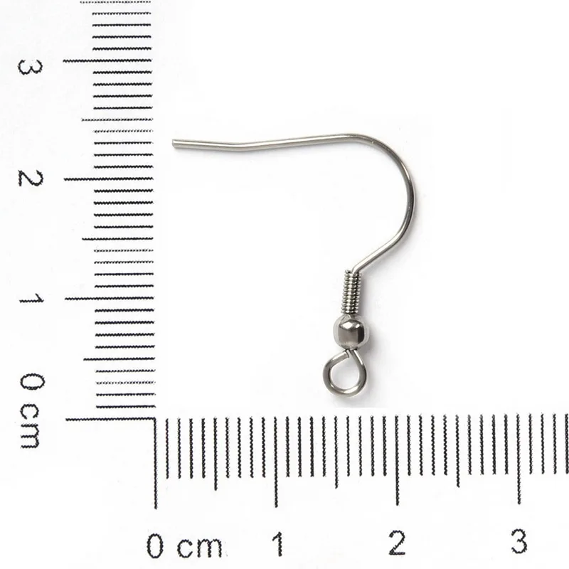 0.7x21x21mm 50pcs 10-200 шт серьги из нержавеющей стали крючок проволочные крючки Подвески крючки для серьг провода фитинги DIY ювелирных изделий Аксессуары - Цвет: 0.7x21x21mm 50pcs