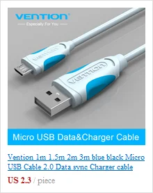 Vention Micro USB3.0 для samsung S5 Note 3 USB гибкий кабель для передачи данных и зарядки i9600 N900 N9000 N9006 N9002