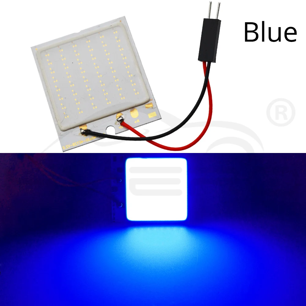 Белый, красный, синий T10 W5w Cob 24SMD 36SMD Автомобильный светодиодный панельный светильник для автомобиля, лампа для чтения в салоне автомобиля, купольная гирлянда BA9S DC 12v