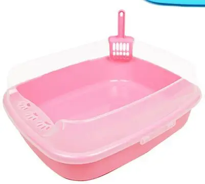 

Semi-closed basin of cat litter Pet cat toilet on the second floor Size : 43 * 37 * 16 cm