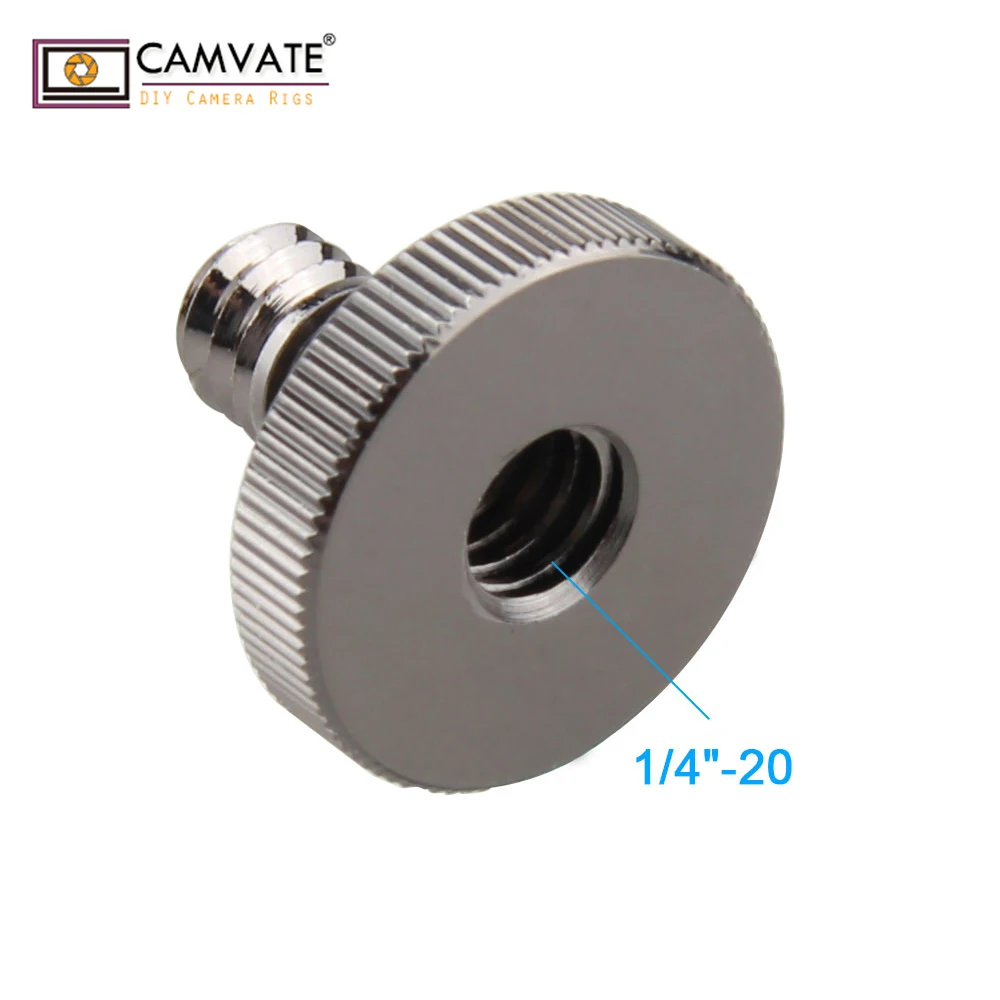 CAMVATE стандартное винт адаптер с наружной резьбой ручной 1/4 &quot 20 до 1/4&quot для