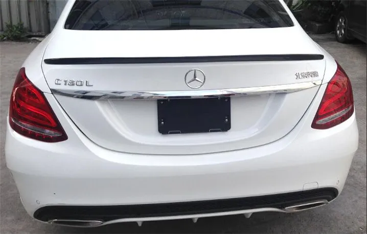 Спойлер для Benz W205 высококачественный спойлер заднего крыла автомобиля из