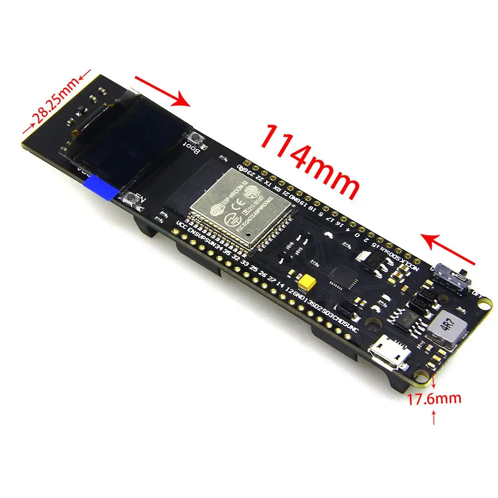 TTGO ESP-32 ESP32 OLED WiFi и Bluetooth аккумулятор Rev1 0 96 дюйма инструмент для разработки |