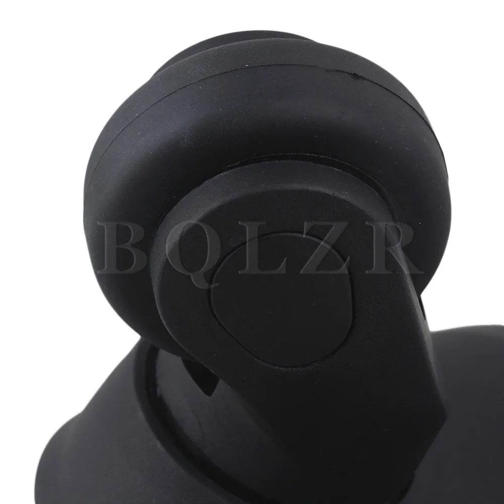 2 шт. DIY BQLZR 9.1cmx10.7x4.9cm черный пластик левый и правый чемодан поворотные колеса замена
