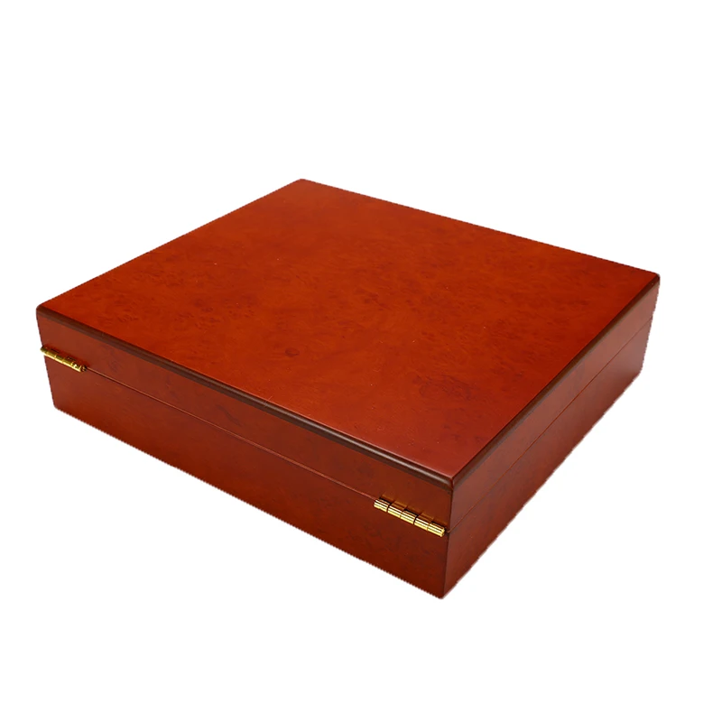 Деревянный коричневый кедр выстроились сигары Humidor увлажнитель для сигар с гигрометром чехол коробка измеритель влажности увлажняющее устройство