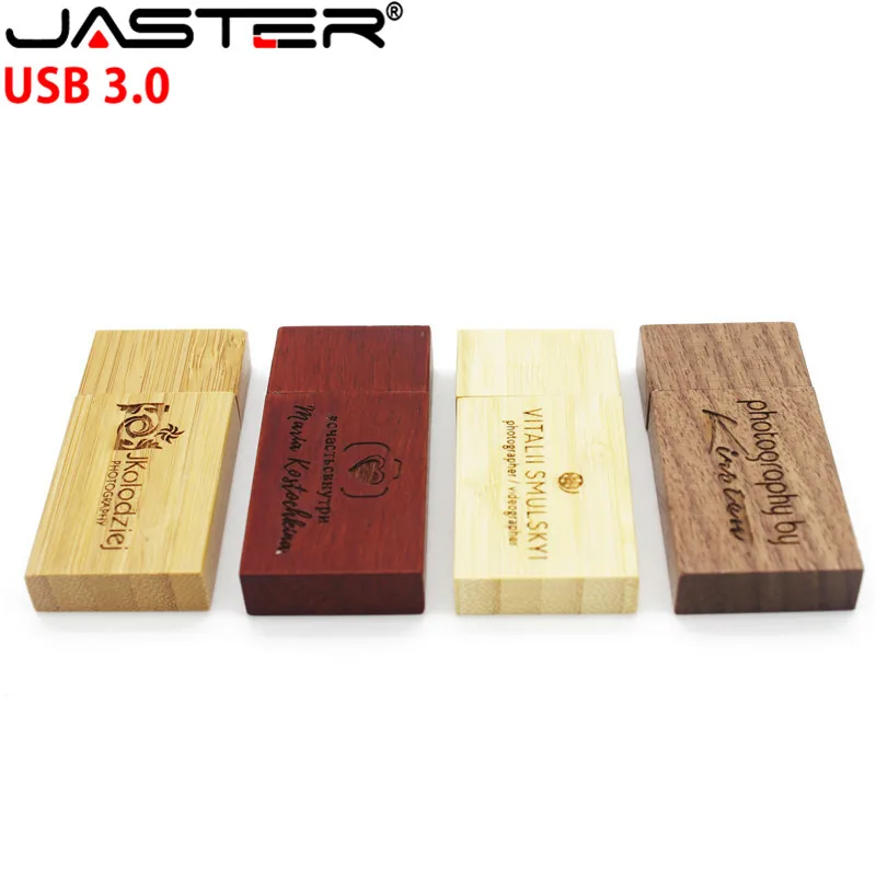 USB-флеш-накопитель JASTER деревянный с логотипом 4/8/16/32 ГБ | Компьютеры и офис