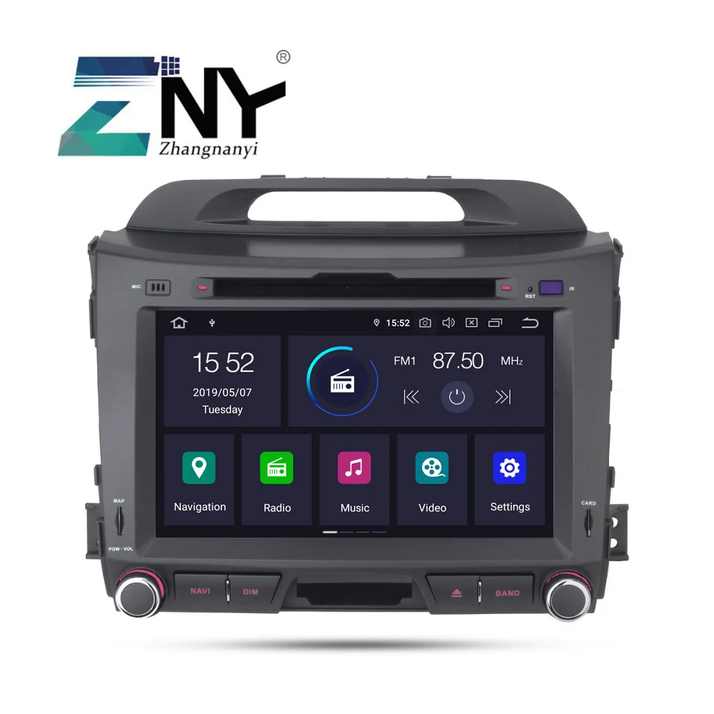 8 &quotips Android 9 0 автомобильный DVD для Kia Sportage 2009 2010 2011 2012 2013 2014 2015 авто радио GPS WIFI FM