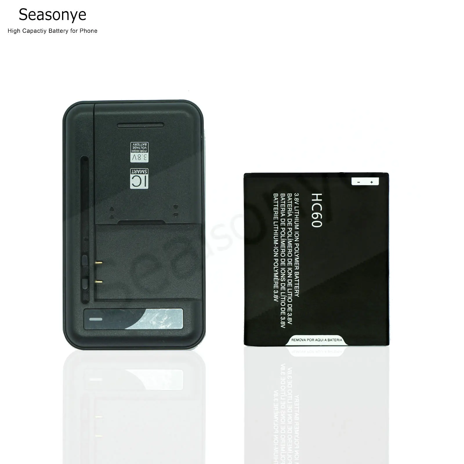 Seasonye 2685mAh / 10.2Wh HC60 HC 60 телефонный сменный аккумулятор + универсальное зарядное