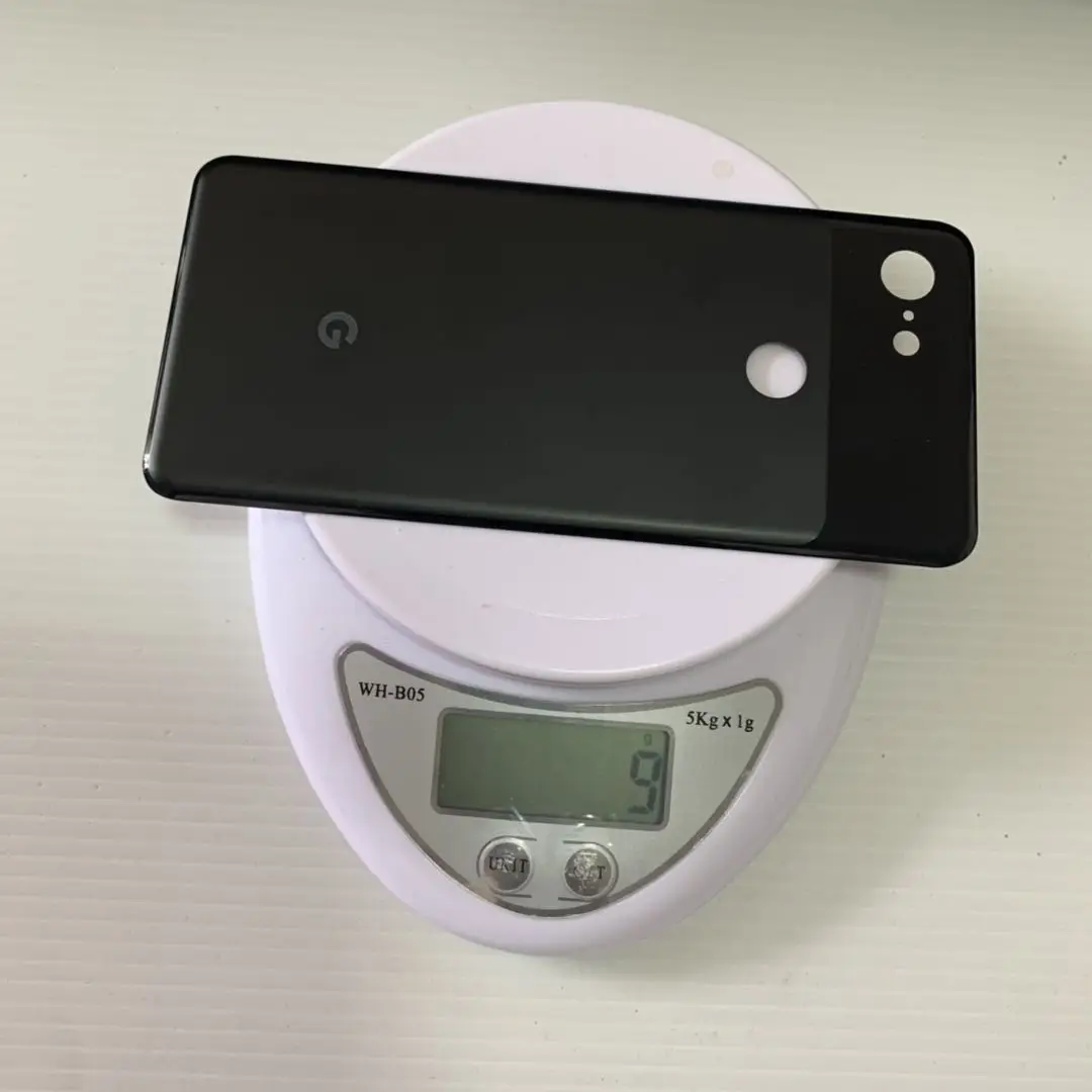 Оригинальная Черная крышка аккумулятора для Google Pixel 3 XL, Запасное стекло для Google Pixel 3, розовая Задняя стеклянная панель+ лента