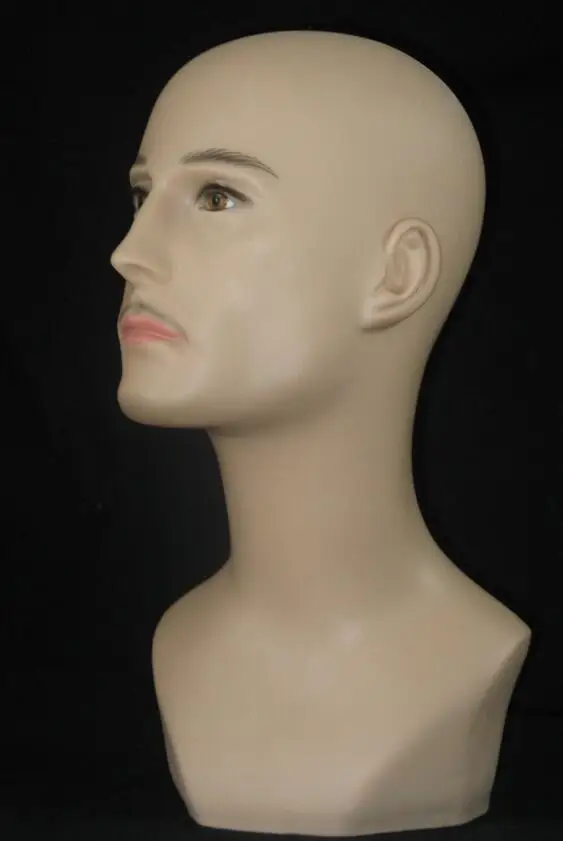 Высокое качество мужской манекен головной убор дисплей парик тренировочная