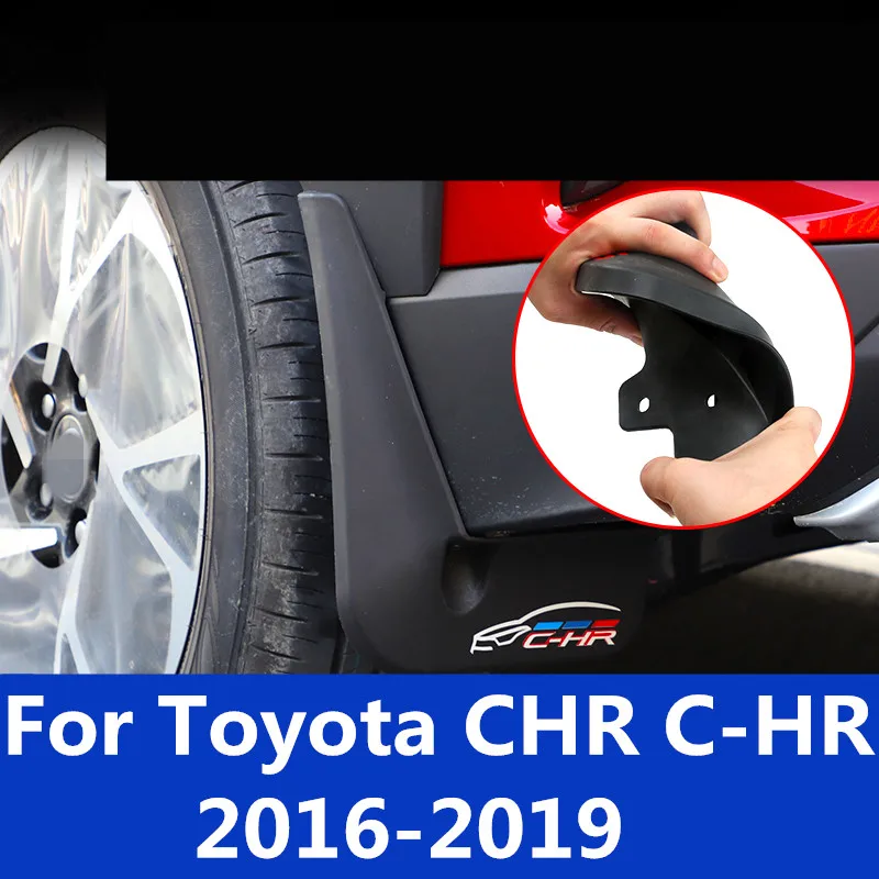 Для Toyota CHR C-HR- крыло Оригинальное положение отверстия автомобиля мягкий клей брызговик защита модификация авто аксессуары
