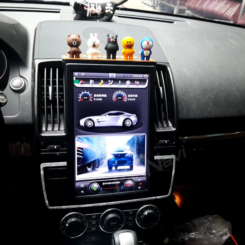 KiriNavi 6 ядер PX6 4+ 32 ГБ Tesla стиль вертикальный экран 13," Android 8,1 для Land Rover freelander 2 2007- автомобильный Радио gps