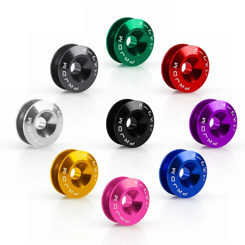 

RASTP-JDM Neo Chrome Quick Release Fasteners For Car Bumpers Trunk Fender Hatch Lids Kit RS-QRF001