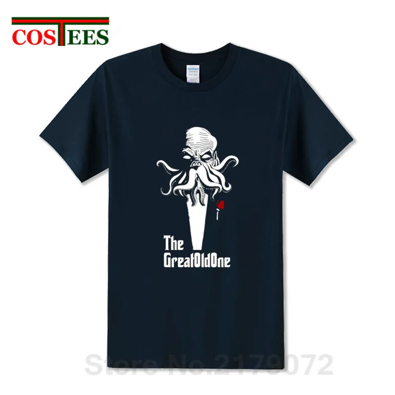 Мужская футболка с короткими рукавами и круглым вырезом The Great Old One Cthulhu