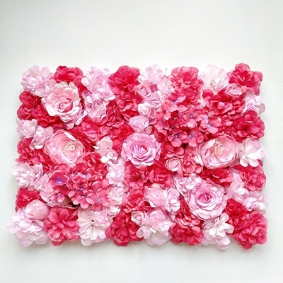 A rose red 40x60 см Шелковая Роза цветок шампанское искусственный цветок Для Свадебные Декорации цветок стены романтический свадебный фон Декор 16 цветов - Цвет: A rose red