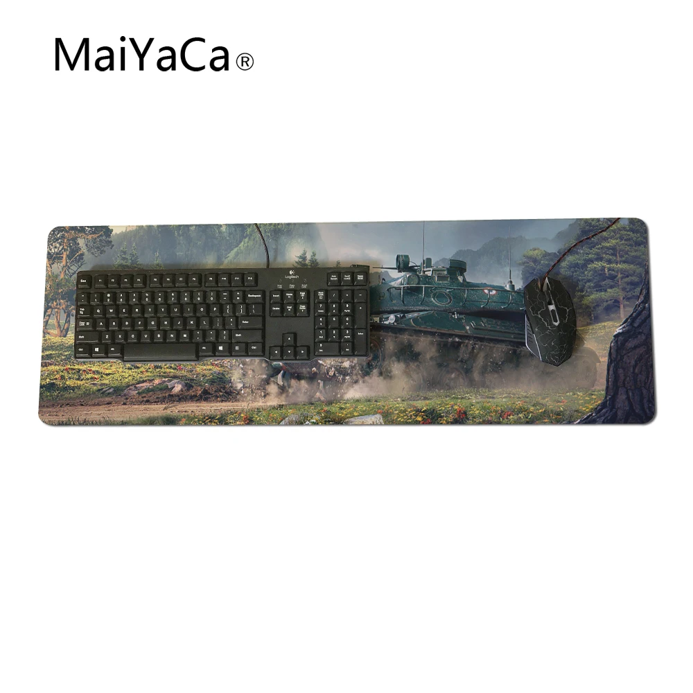 MaiYaCa World of tanks коврик для мыши 700x300 мм коврик для мыши Notbook компьютерный коврик для мыши пользовательский игровой коврик мышь геймер для ноутбука мышь