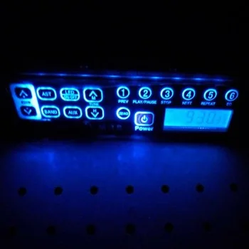M 101 HIDAKA 12В 24В автомобильное радио 1din In Dash AM/FM с USB AUX IN LED часы в реальном времени