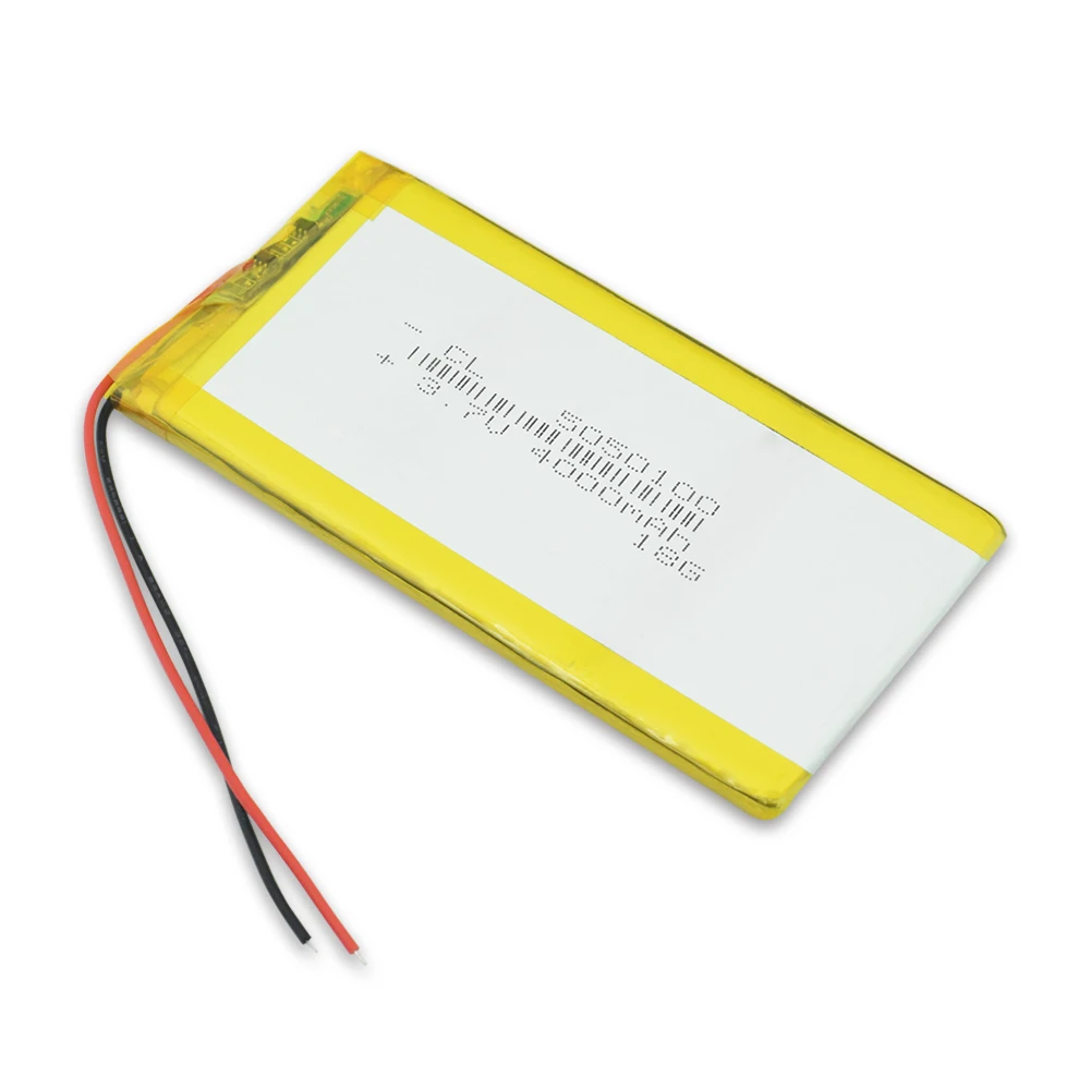 1/2/4 шт 3 7 V 4000mAh литий полимерный аккумулятор Батарея 3766125 DVD планшет gps