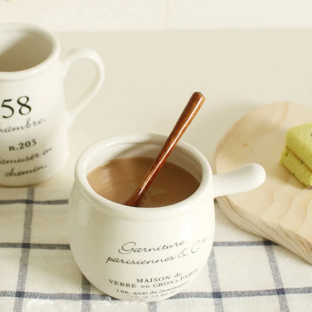 1 шт. Новое поступление KEYAMA французские Одноручные керамические кружки для