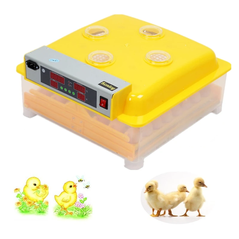 Полностью автоматический 48 инкубатор для яиц цифровой Прозрачный контроль
