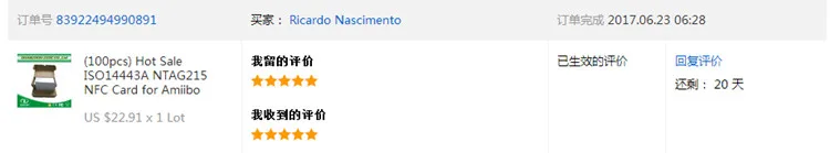 100 шт) NTAG215 NFC карта Forum Тип 2