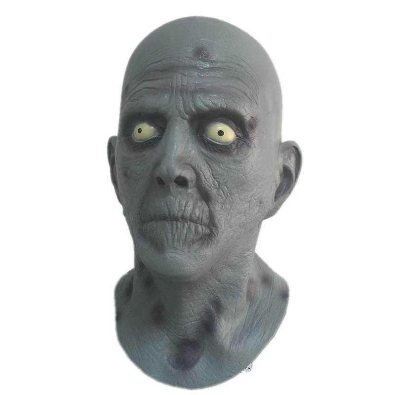 Новое поступление ужасная латексная маска для стариков резиновая Маскарадная на