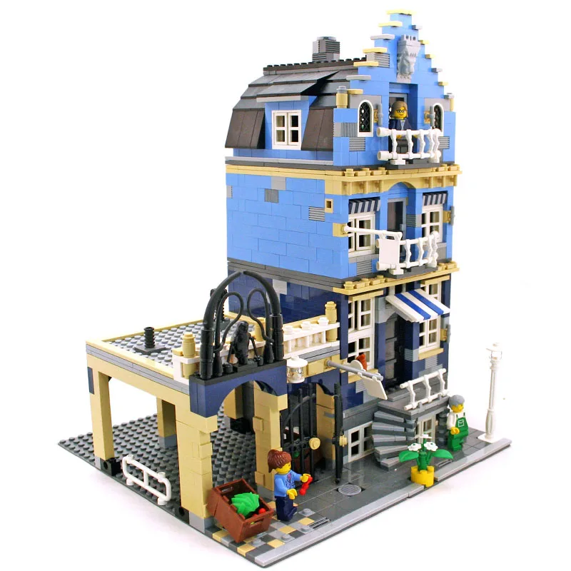 1275Pcs City Street 15007 European Market Model Building Block Set Bricks Kits Compatible legoinglys Self-Locking Toys | Игрушки и хобби