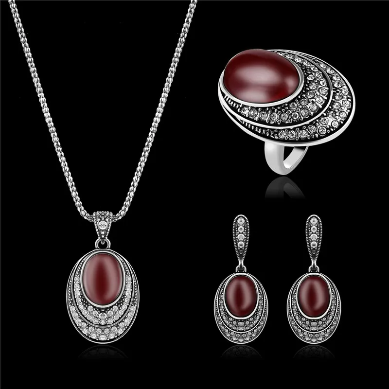 Винтажные наборы свадебных ювелирных изделий для женщин полный горный хрусталь