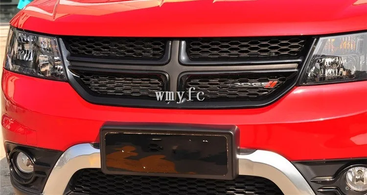 ABS передняя Центральная решетка сетки Гриль Крышка для Dodge Journey 2012 2013 автомобильные аксессуары