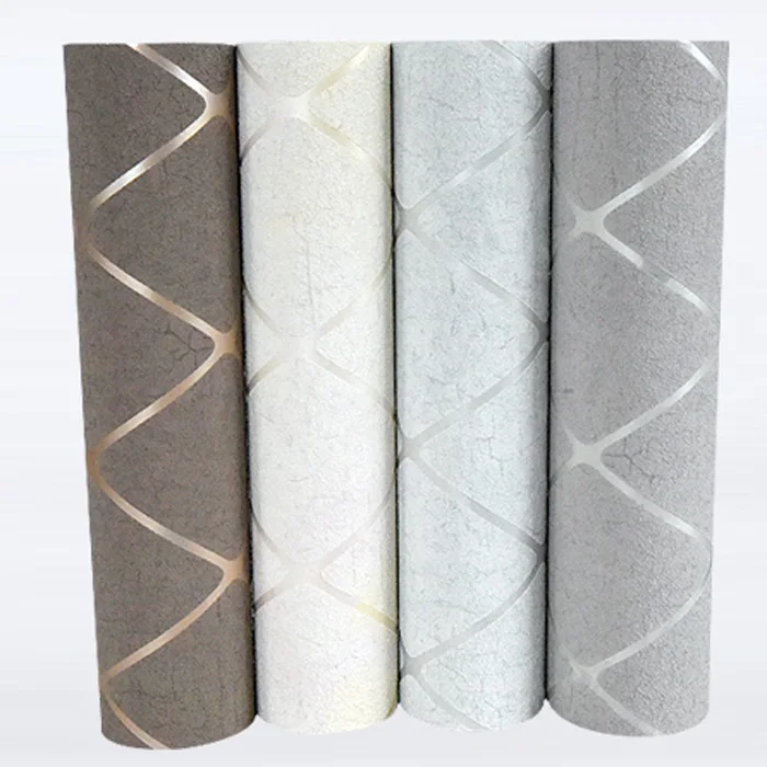 Толстые геометрические замшевые обои 3D для гостиной настенные современные